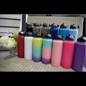 High quality water bottle 40oz Straw lid